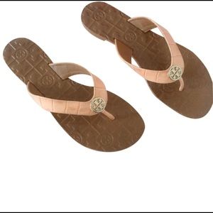 Tory Burch Thora 2 Bethany Croc Print Light Oak